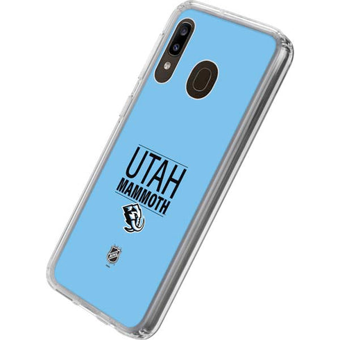 NHL Utah Mammoth Line-Up Series Galaxy A20 Clear Case
